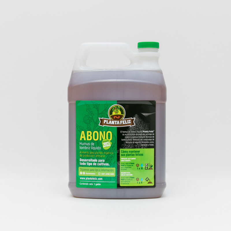 Humus líquido de lombriz para plantas, 1 galón