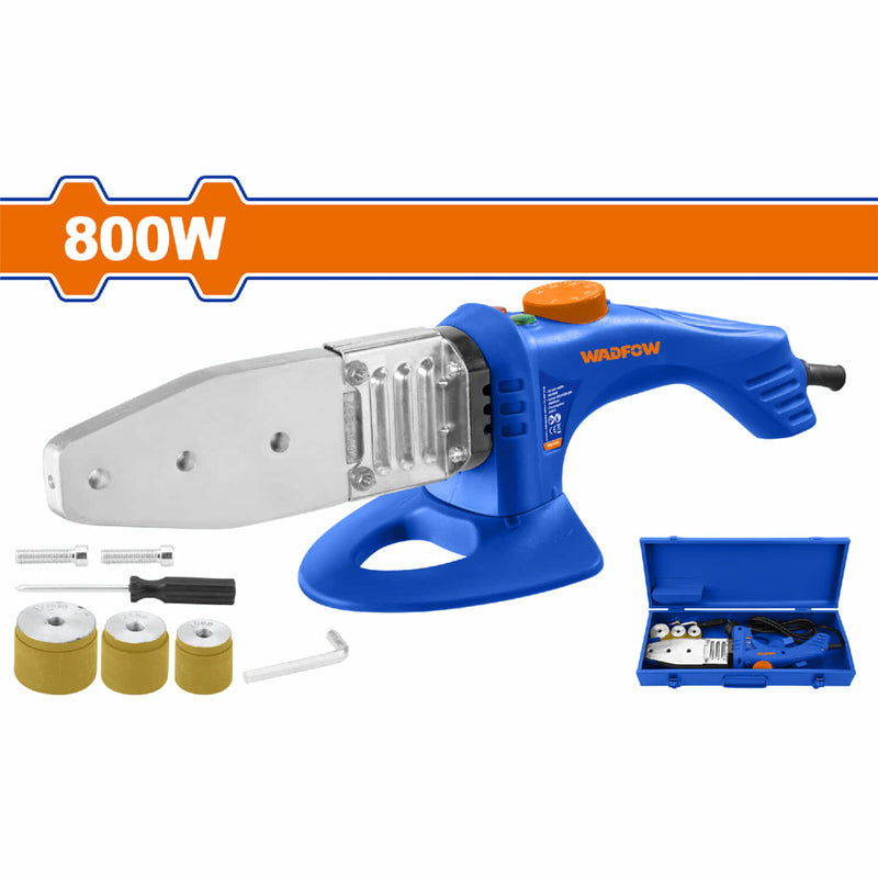 Soldadora tubos PVC de plástico 800W. 110-120V. Diámetros para soldar: 20,25,32mm. Termofusion soldador tubos