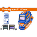 Máscara de soldar. Area de visión 93x43mm. Oscurecimiento automático. UV/IR DIN16. para soldadura