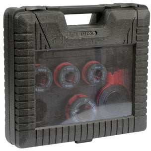 Terrajas Para roscar Tubos de acero Con Ratchet De 6 Piezas rosca BSPT