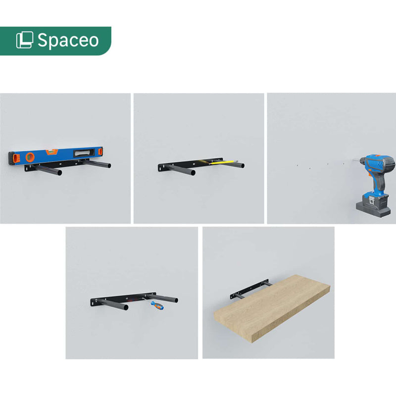 Repisas de pared 60 cm Largo x 23.5 cm Ancho x 38 mm Espesor (1 1/2") color Madera