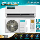 Aire acondicionado Split Inverter 24,000 Btu R32 Coil de Cobre SEER 18. Ahorro de Energía con IA