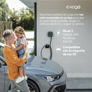 Cargador de pared para vehículos eléctricos, 9.6 KW 208V/240V 40 Amp. Evergo Wallbox