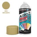 Pintura aerosol en Spray Cromado Oro Brillante 280ml. Interiores y exteriores alta calidad