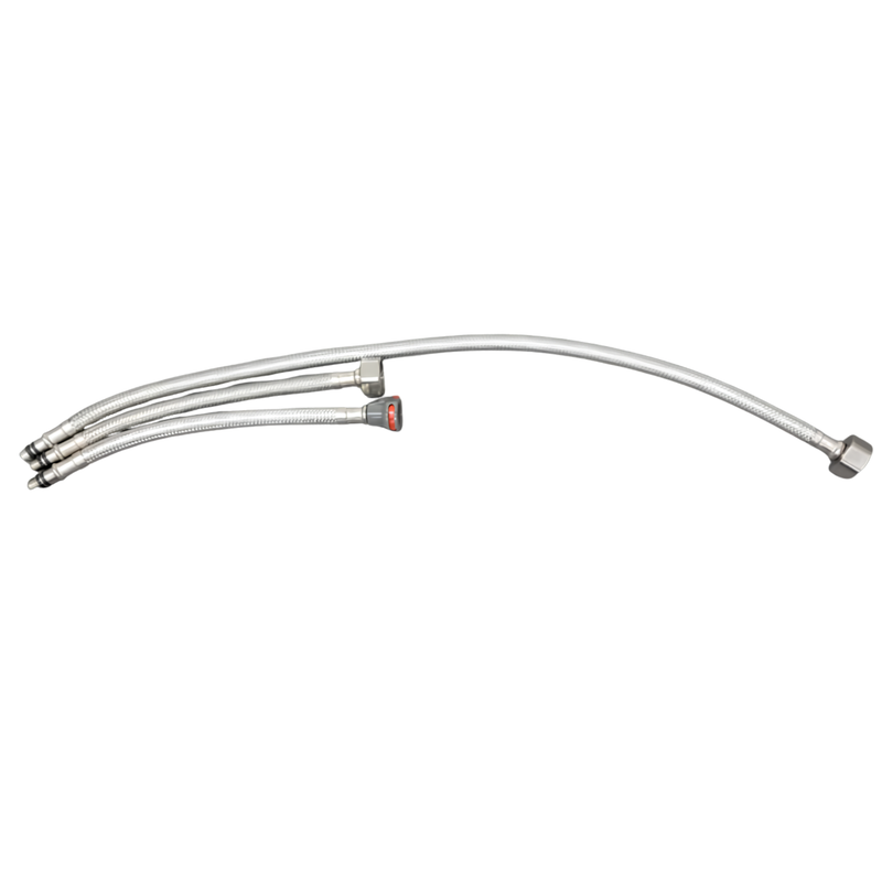 Set de tuberias de rosca fina (set de 3 mangueras, incluye la tuberia con el conector rápido para el grifo principal para IBK-01)