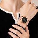 Naviforce Reloj Digital Rose Gold con Correa de Silicona, Diámetro de 36 mm, Cristal Mineral Endurecido y Resistencia al Agua 3 ATM.