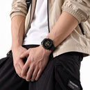 Naviforce Reloj Digital Negro con Correa de Silicona, Diámetro de 45 mm, Cristal Acrílico HD y Resistencia al Agua 5 ATM.