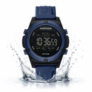 Naviforce Reloj Digital Azul Oscuro con Correa de Silicona, Diámetro de 44 mm, Cristal Acrílico HD y Resistencia al Agua 5 ATM.