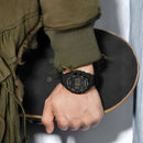 Naviforce Reloj Digital Negro, Correa de Silicona, Diámetro de 41 mm y Resistencia al Agua 5 ATM.