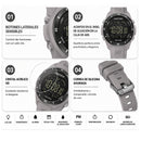 Naviforce Reloj Digital Gris, Correa de Silicona, Diámetro de 41 mm y Resistencia al Agua 5 ATM.