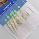 (6 unidades) Sabiki lineas de anzuelos de pesca