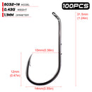 Anzuelos triples de acero al carbono Caja (100 Uds). HeavyDuty