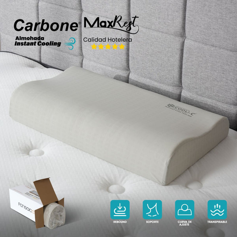 Almohada 5 estrellas Tela instant cooling 60*35*8-10cm