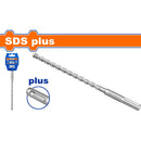 Broca para Concreto SDS Plus 1/2" X 6-1/4". Punta TCT alta calidad. Cromo-Vanadio.