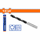 Broca para madera tipo gusano 1/4"×4"