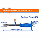 Cincel Frío de 25x18x300mm Tratamiento térmico. Acero al carbono.