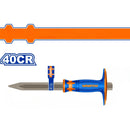 Cinceles de Hormigón. Recubrimiento en polvo límpido. 40CR. Tratamiento térmico. Mango Ergonómico.