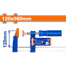 Sargento Pinza abrazadera Tipo F 120x500mm. Con mango de plástico