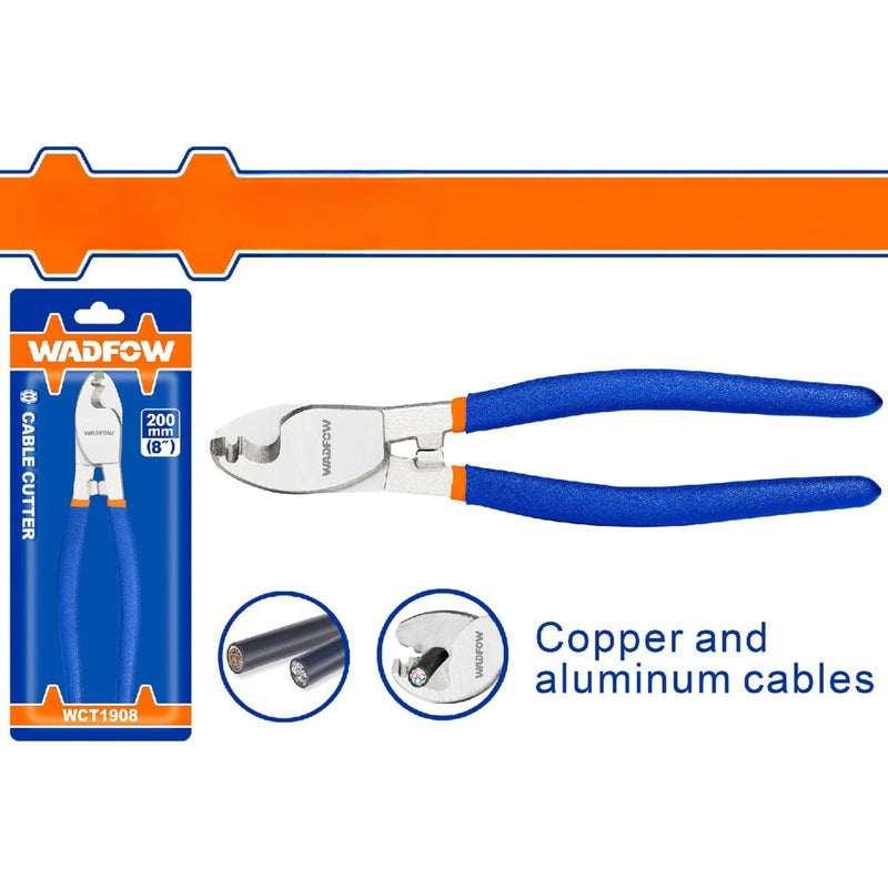 Cortadores de cable. Pulido y antióxido. Acero al carbón. Corta cobre y aluminio.