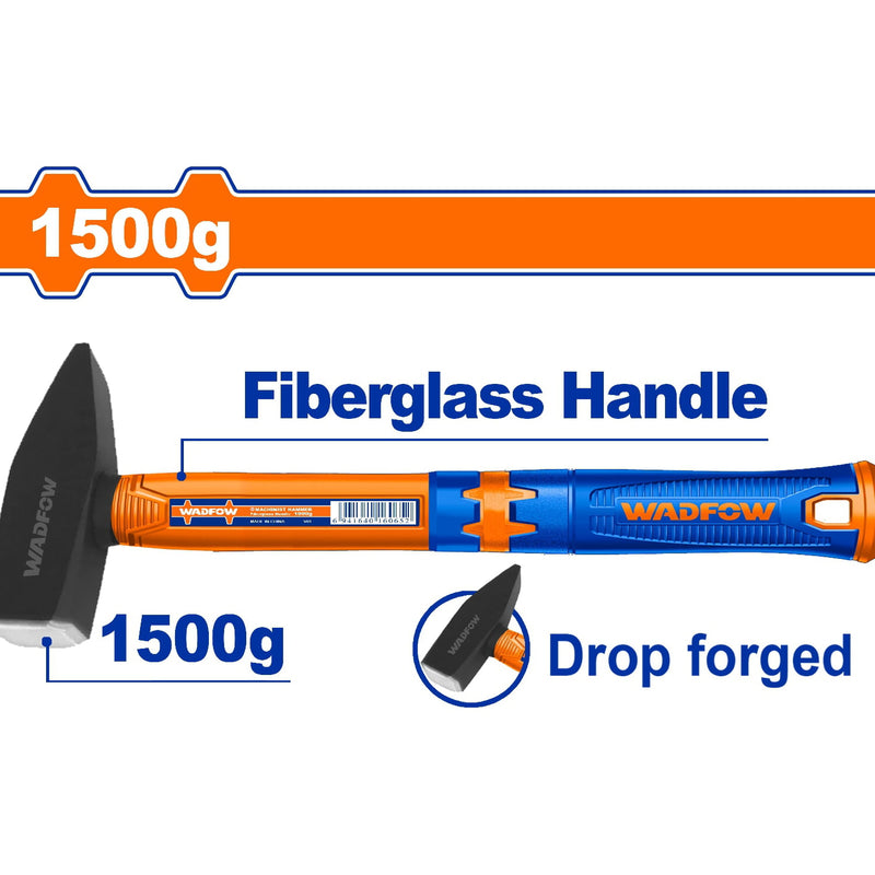 Martillo Forjado 1500g. Tratamiento térmico. Acero al carbono