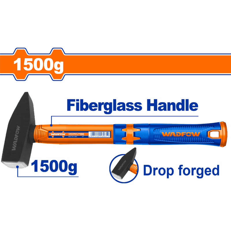 Martillo Forjado 1500g. Tratamiento térmico. Acero al carbono