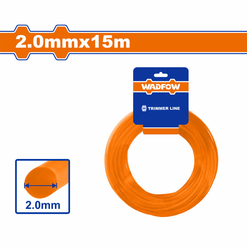 Nylon Circular Para Desmalezadora (Guira). 2mm.x15m.