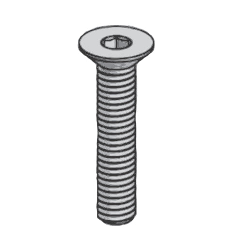 (caja 100) 6/32 X 1/2 tornillo cabeza plana allen inoxidable fh soc cap 18-8.