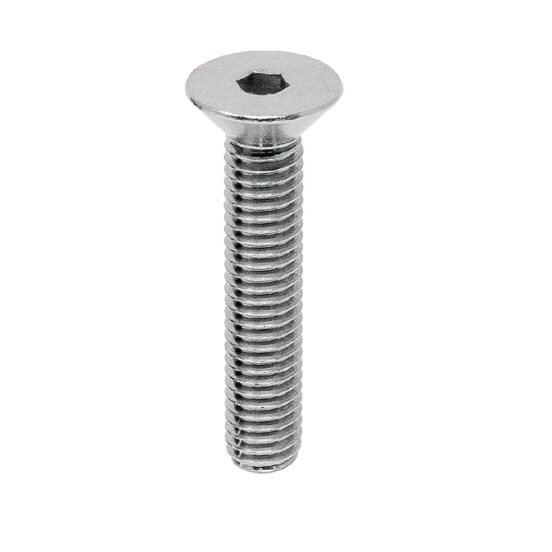 (caja 100) 5/16 x 1 tornillo cabeza plana allen inoxidable fh soc cap 18-8.