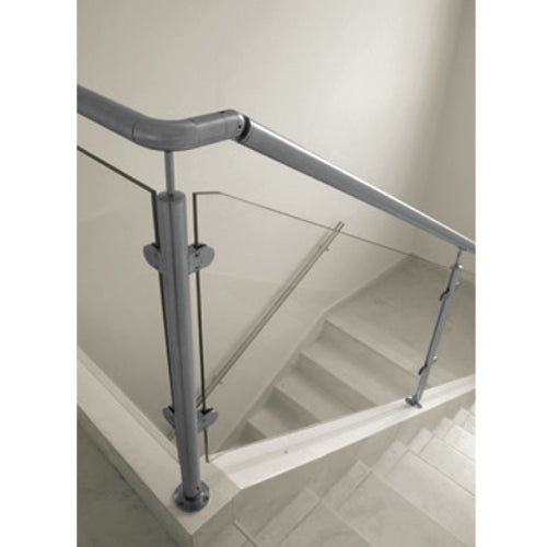 Codo regulable para tubos de 1 1/2". Sin soldadura. Acabado Satinado.