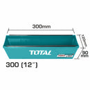 Cubeta de Plastico rectangular para drywall de 305 x 120 x 90 mm. Con limpiadores laterales de acero