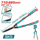 Tijera para podar arbustos telescópica extensible 710-860mm de largo