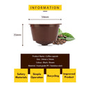 Cápsula de Café DOLCE GUSTO reutilizables de plástico. (1 Unid.)