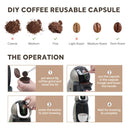 Cápsula de Café DOLCE GUSTO reutilizables de plástico. (1 Unid.)