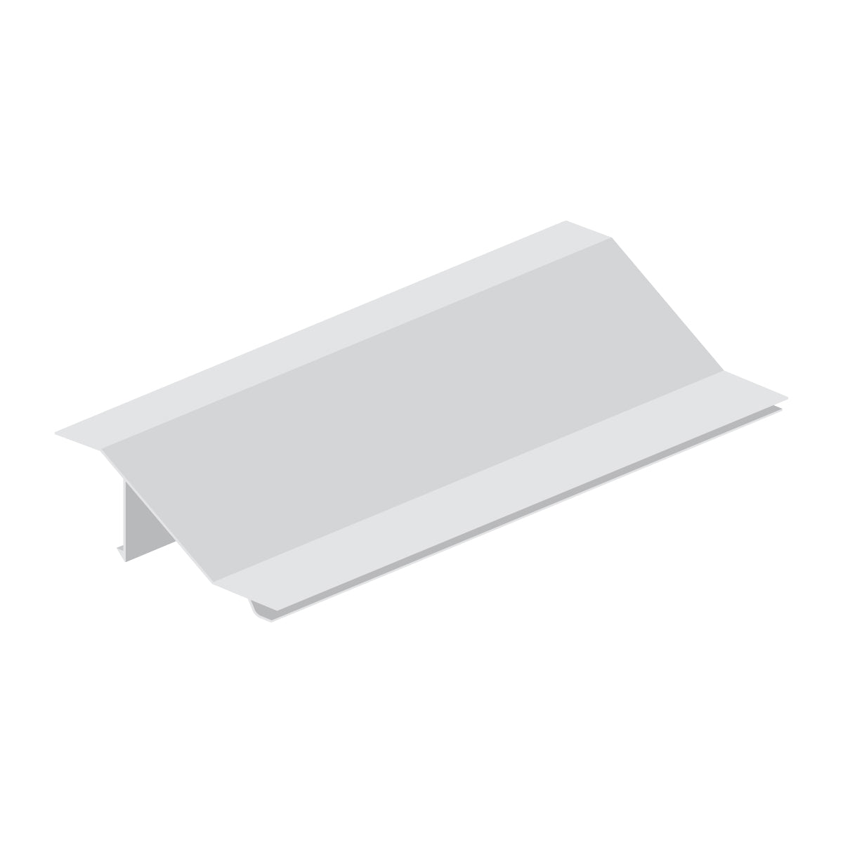 Lama de Louver en foma de Z para clipar en marco U127. Ancho 4" x 35 mm. Espesor 1.0 mm. Largo 5.85m