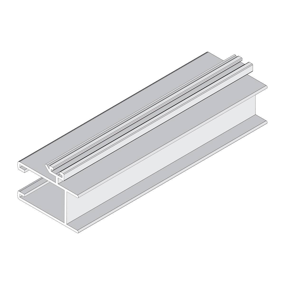 Hoja Central Ventana VC . Espesor 1.52 Mm Largo 5.85 Mts. Acabado Lacado Blanco VC105