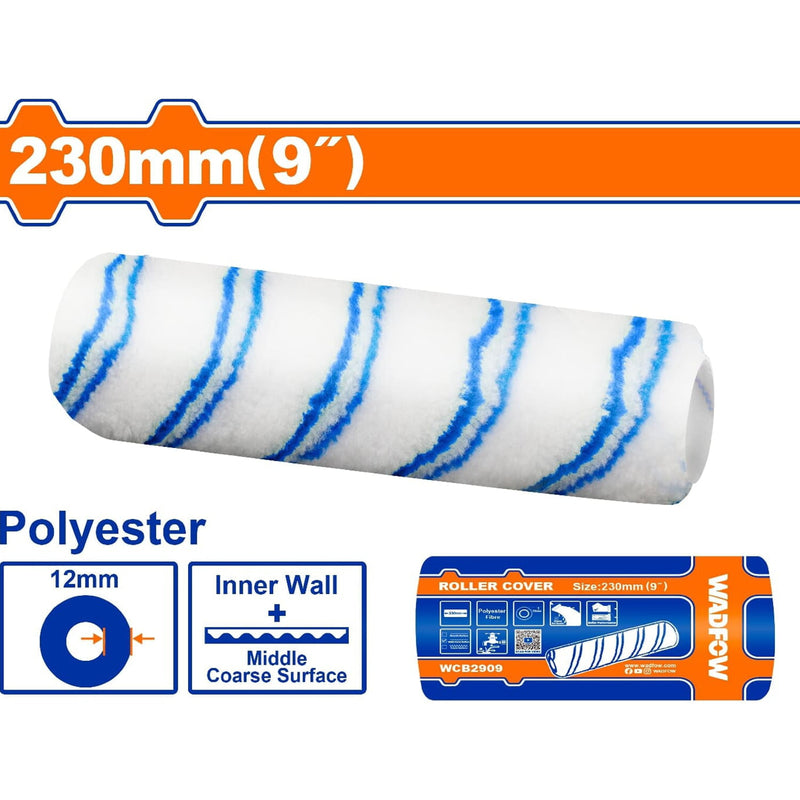 Repuesto rodillo de pintar 9" Paredes internas. Altura de la fibra: 12mm.