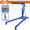 Grua de motor 2 TON pieza hidráulica. Rango elevación: 160-2040mm. Tamaño: 1710x1005x1490mm.