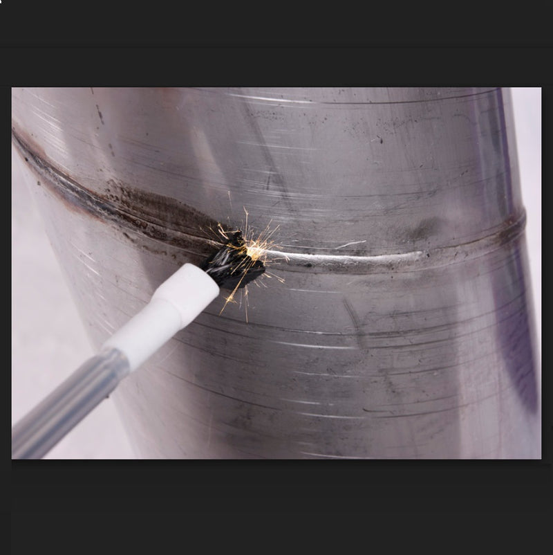 Antorcha especial para electropulido con brochas de carbon y acido fosforico