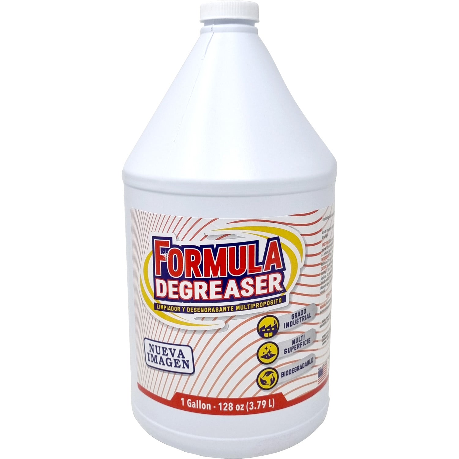 Formula desengrasante superconcentrada de 1 galon biodegradable