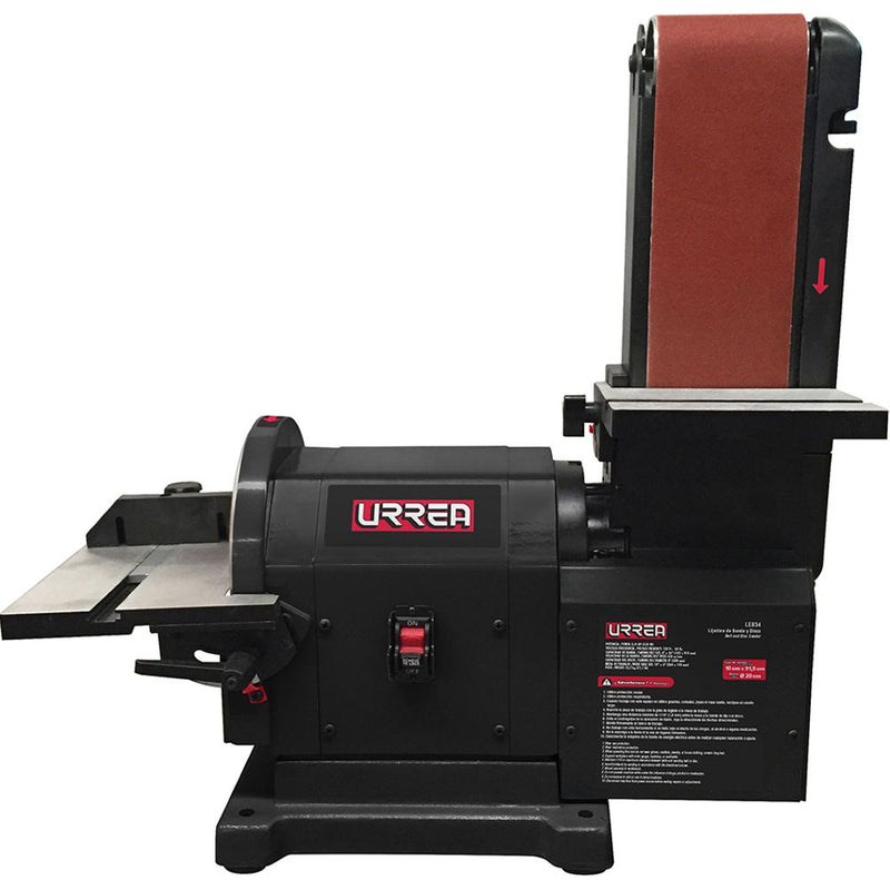 Lijadora banda estacionaria 3/4HP. 4x36", voltaje 120V Urrea
