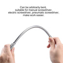 Extensión flexible metálica para taladro. Tamaño 20cm