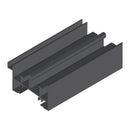 Marco Inferior Ventana VC mosquitero. Espesor 1.27 mm Largo 5.85 mts. Acabado Anod Negro VC122