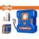 Compresor de aire automático 12V 150PSI. Flujo de aire: 9L. Incluye: Adaptadores variados