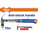 Martillo De Orejas Forjado De Acero de 16oz /450g. Tratamiento Térmico. Mango Anti Golpe.