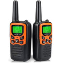 Radios walkie talkies de 2 vías y 22 canales. Color Negro. (Se vende en par)
