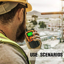 Radios walkie talkies de 2 vías y 22 canales. Color Negro. (Se vende en par)