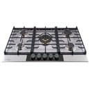 Estufa empotrable a gas Livorno 76 Professionale Vitrocerámica. Color Inox.