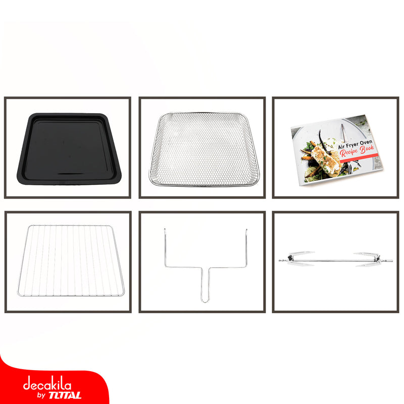 Horno de aire / freidora de aire, Pantalla LED, 24L, 1700W, 120V/60Hz