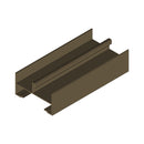 Marco Lateral Ventana VC  . Espesor 1.27 mm Largo 5.85 mts. Acabado Anodizado Bronce VC121