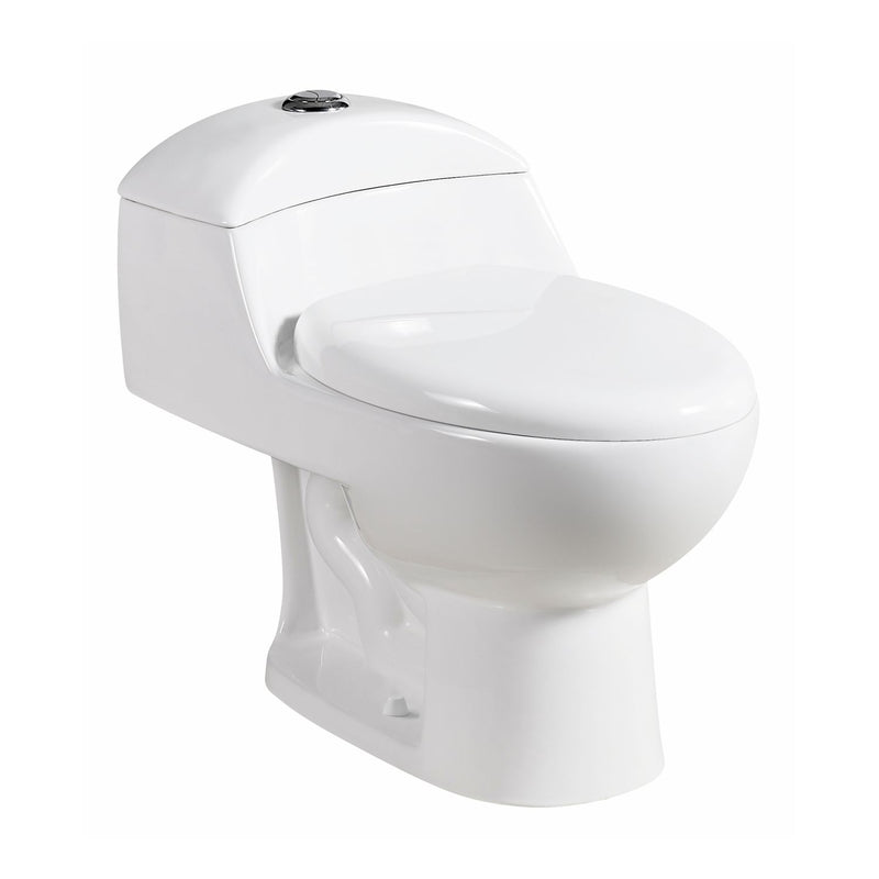 Inodoro blanco one piece alargado 800g descarga 30 años garantía